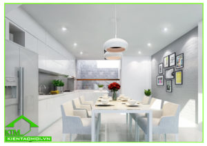 Nội thất phòng ăn anh Quân Đức Trọng